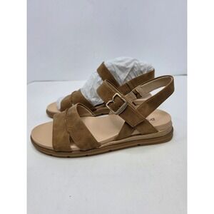 Dr. Scholl's Timeless Fun Sandals Honey Brown Size 7 Vacation Walking Boho